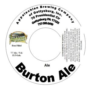 Appalachian Brewing Company Burton Ale