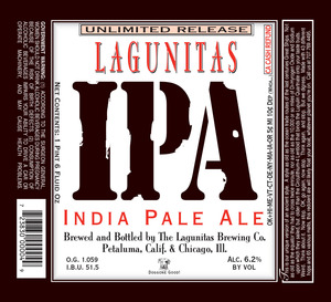 The Lagunitas Brewing Company IPA January 2016