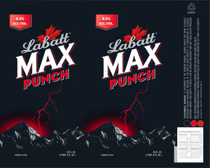 Labatt Max Punch January 2016