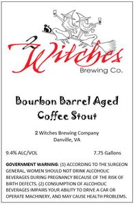 2 Witches Brewing Company Bourbon Barrel Aged Coffee Stout