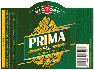 Victory Prima Pils January 2016