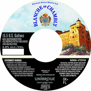 Unibroue Blanche De Chambly