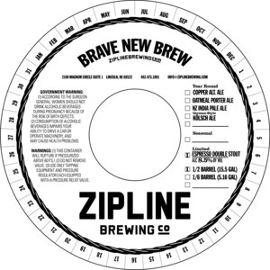 Zipline Brewing Co. Espresso Double Stout January 2016