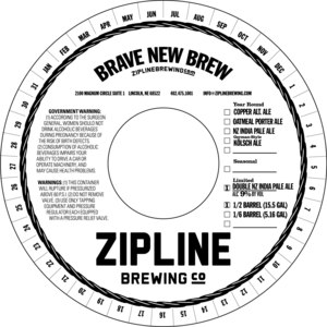 Zipline Brewing Co. Double Nz IPA January 2016