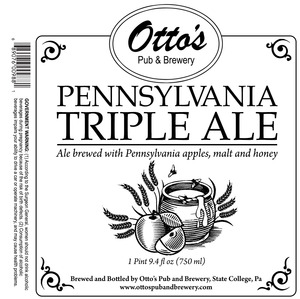 Otto's Pub And Brewery Pennsylvania Triple Ale