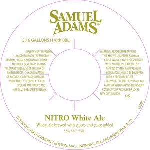 Samuel Adams Nitro White Ale January 2016