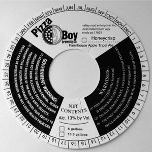 Pizza Boy Brewing Co. Honeycrisp