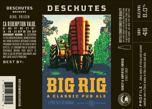 Deschutes Brewery Big Rig January 2016