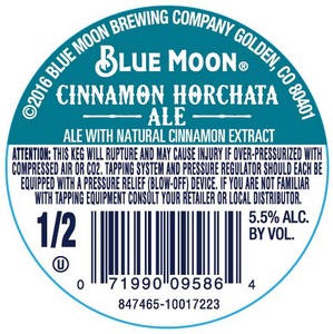 Blue Moon Cinnamon Horchata January 2016