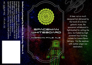 Radium City Brewing Spaceman Whiteboard American Pale Ale
