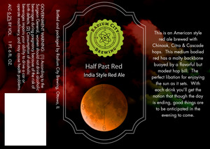 Radium City Brewing Half Past Red