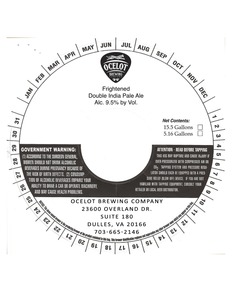 Frightened Double India Pale Ale January 2016