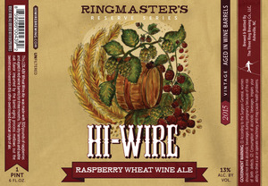 Hi-wire Brewing Raspberry Wheat Wine