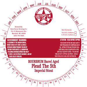 Dark Horse Bourbrum Barrel Aged Plead The 5th