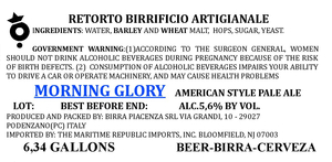 Birrificio Retorto Morning Glory January 2016