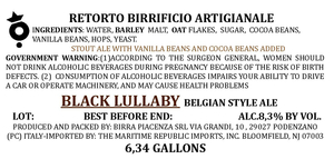 Birrificio Retorto Black Lullaby