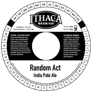 Ithaca Beer Company Random Act January 2016