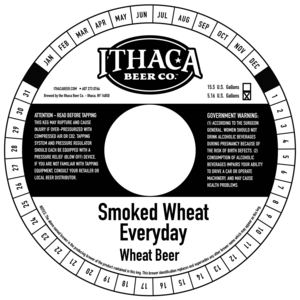 Ithaca Beer Company Smoked Wheat Everyday January 2016