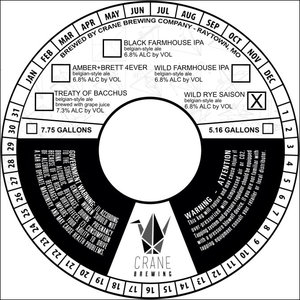 Wild Rye Saison January 2016