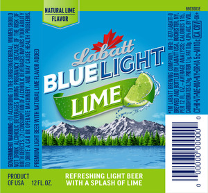 Labatt Blue Light Lime