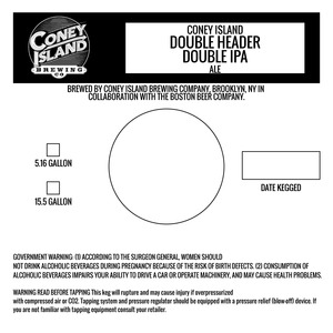 Coney Island Double Header Double IPA January 2016