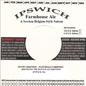 Ipswich Farmhouse Ale January 2016