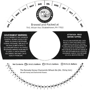 The Remedy Honey Chamomile Wheat January 2016