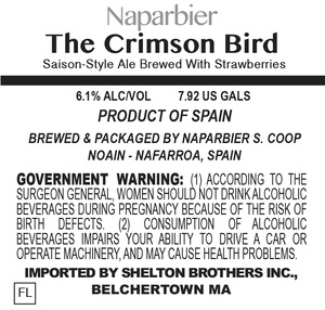 Naparbier Crimson Bird January 2016