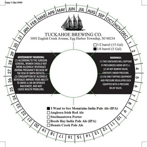 Tuckahoe Brewing Company I Want To See Mountains India Pale Ale