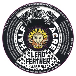 Half Acre Beer Co. Lead Feather Keg Collar