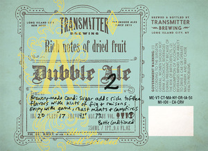 Transmitter Brewing A2 Dubbel January 2016