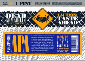 Dead Armadillo Craft Brewing Breakaway Pale Ale