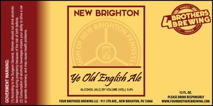 New Brighton Ye Old English Ale January 2016