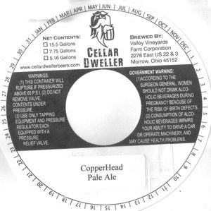 Copperhead Pale Ale January 2016