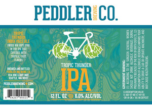 Peddler Brewing Company Tropic Thunder January 2016