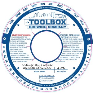 Toolbox Brewing Company Cucumberliner
