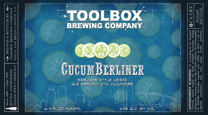 Toolbox Brewing Company Cucumberliner January 2016