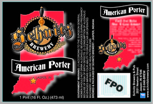 Schnitz Brewery American Porter January 2016