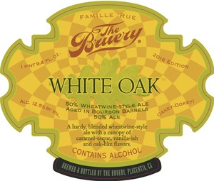 The Bruery White Oak January 2016