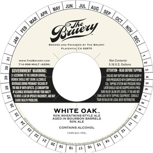 The Bruery White Oak January 2016