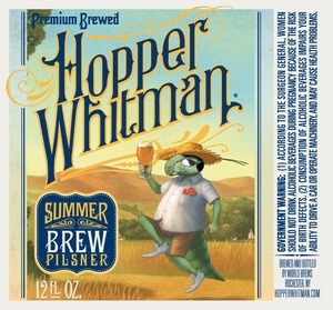 Hopper Whitman Pilsner Summer Brew