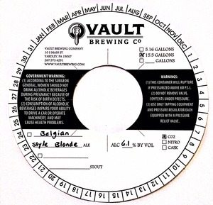 Vault Brewing Company January 2016