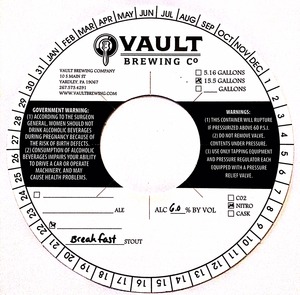 Vault Brewing Company January 2016