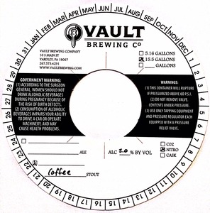 Vault Brewing Company January 2016