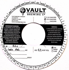 Vault Brewing Company January 2016