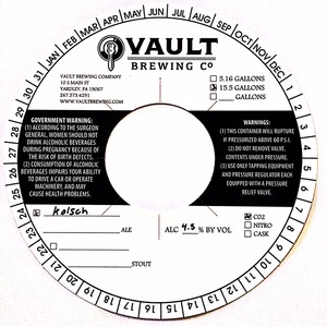 Vault Brewing Company 