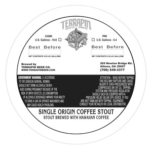 Terrapin Single Origin Coffee Stout: Hawaii