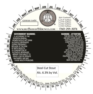 Mother Earth Brew Co Steel Cut January 2016