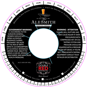 Alesmith Double Red India Pale Ale January 2016