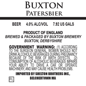 Buxton Patersbier January 2016